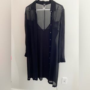 Vintage 90s Calvin Klein slip dress